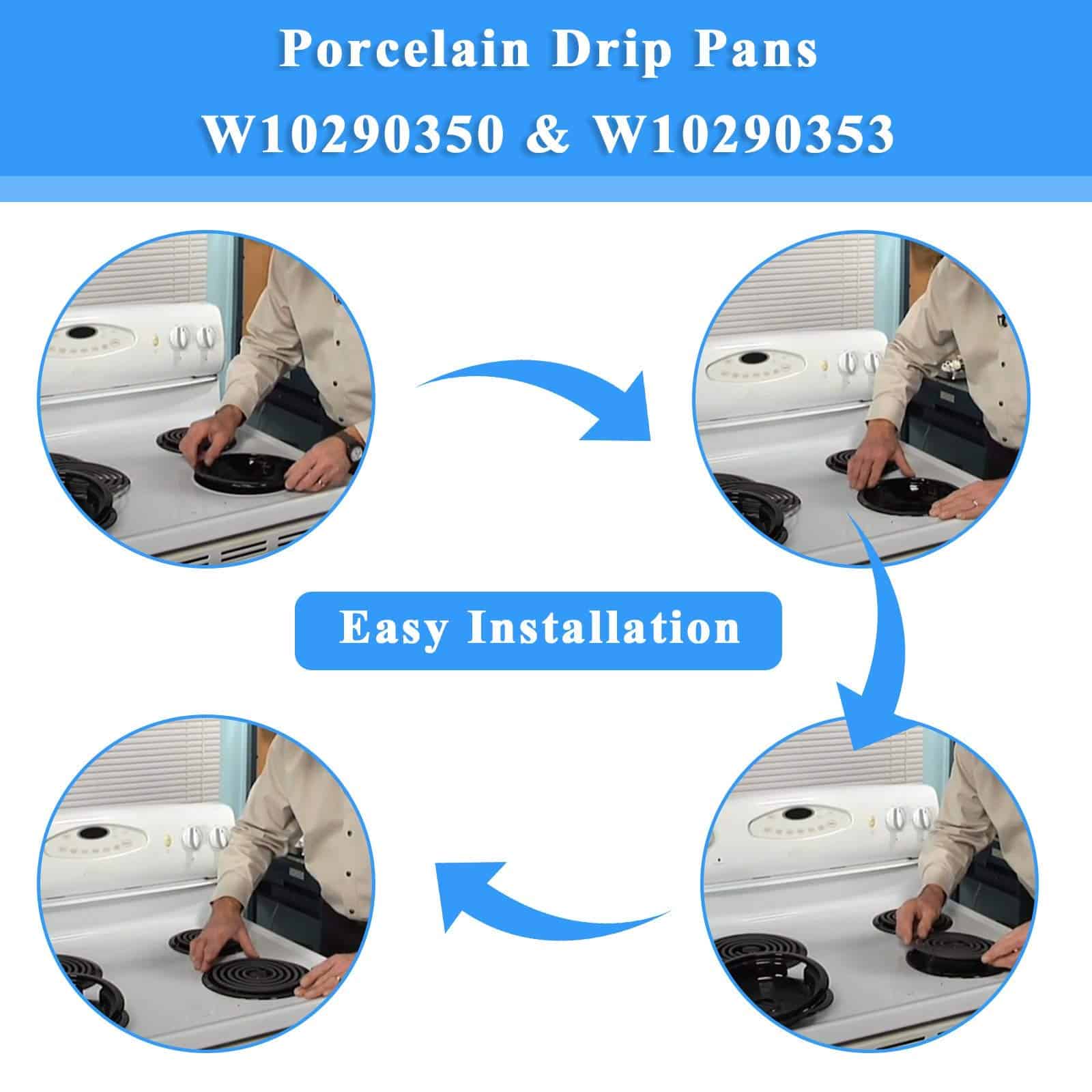 W10290350 W10290353 Juego de bandejas de goteo para - Imagen 8