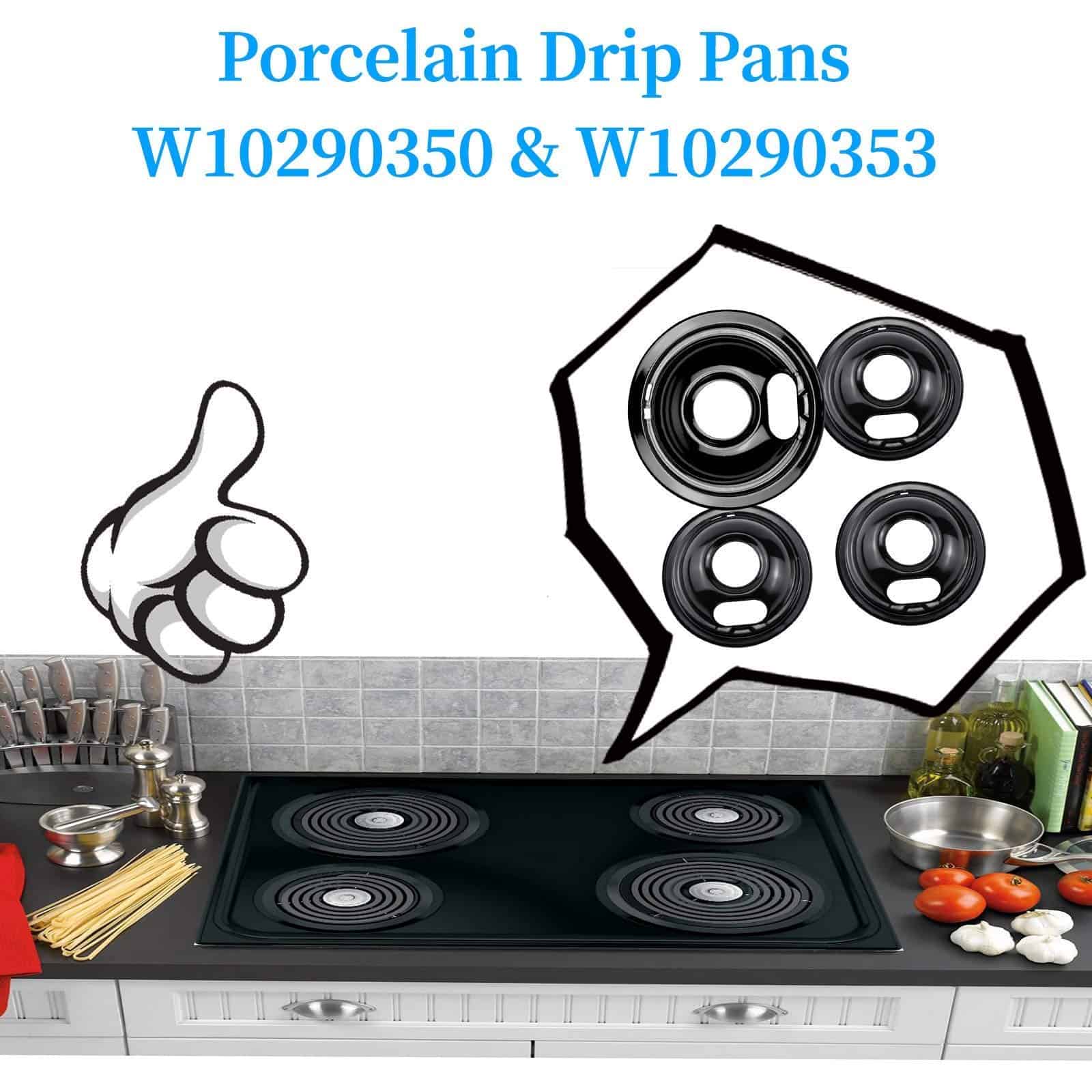 W10290350 W10290353 Juego de bandejas de goteo para - Imagen 9