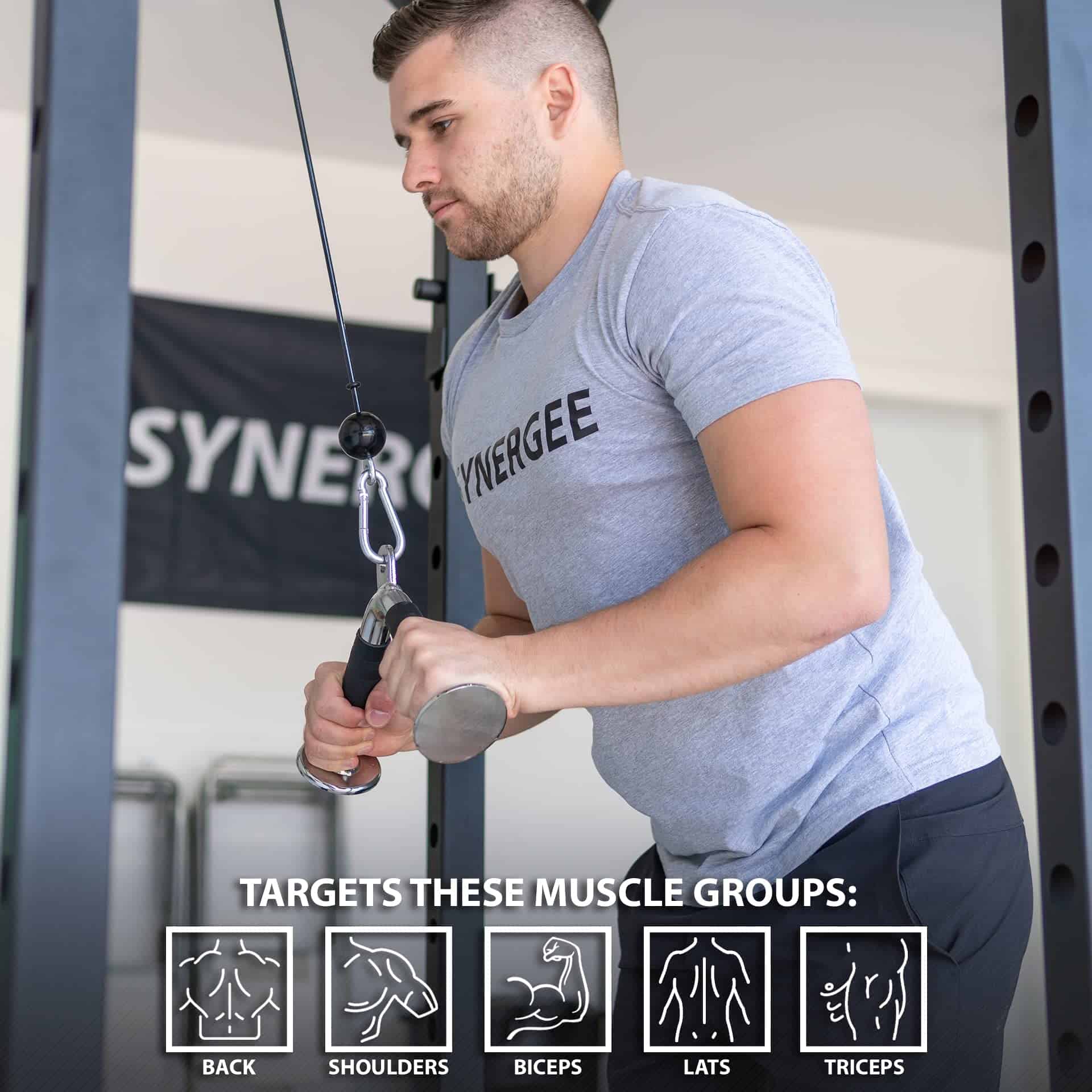 Barra en V con forma de V de Synergee para máquina de cable - Imagen 7