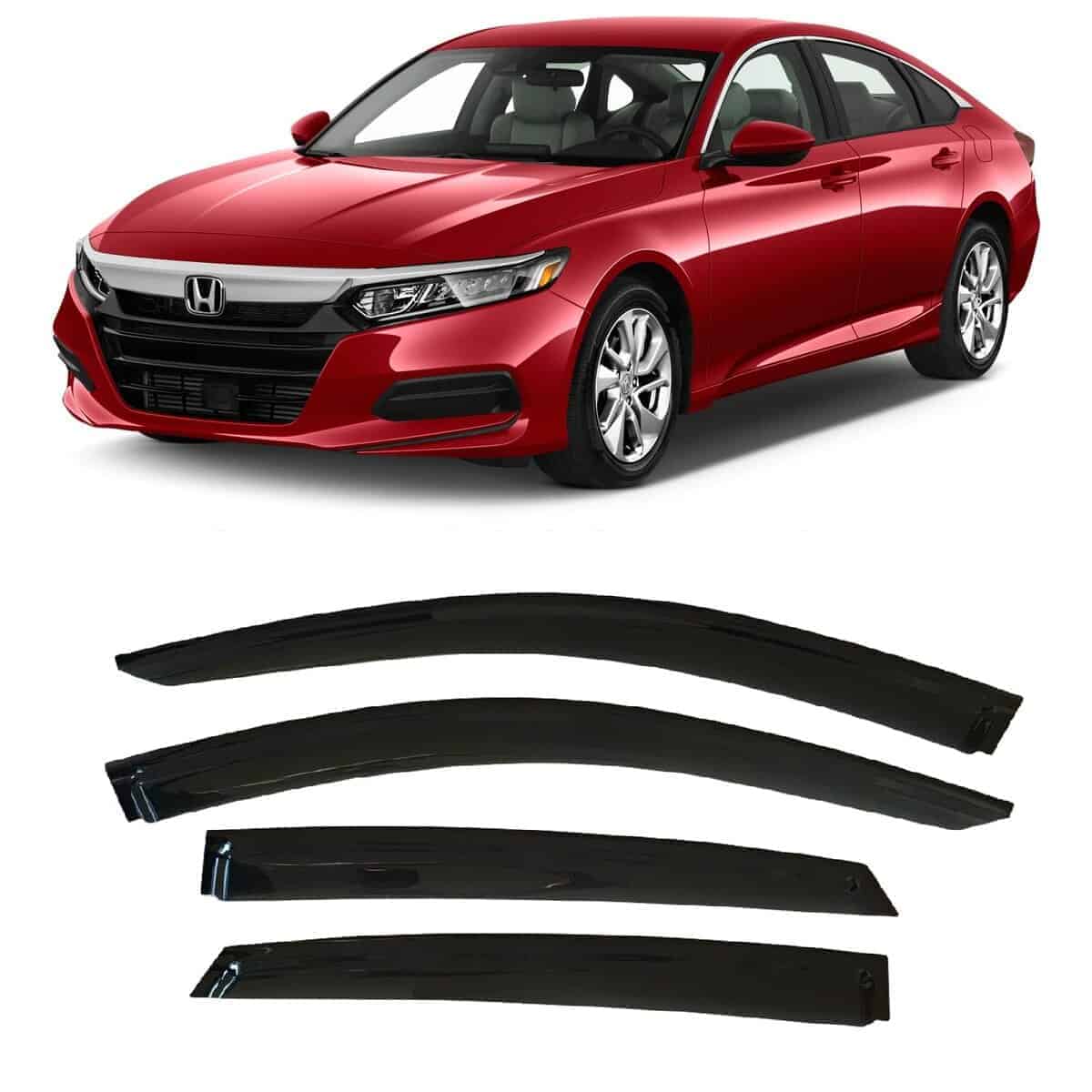 Guardias de Lluvia para Ventanas Laterales de Honda Accord