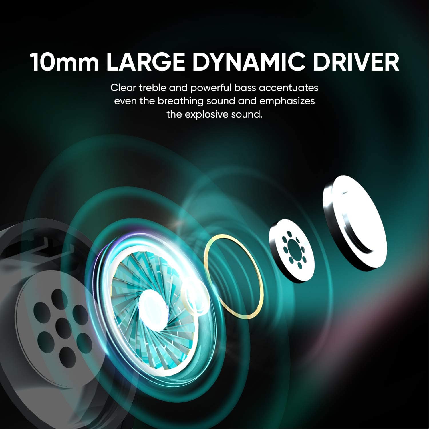 Audífonos inalámbricos True Wireless ABKO con cancelación - Imagen 4