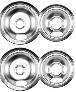 Tapetes de Goteo para Quemadores de Cocina Eléctrica, Cromo