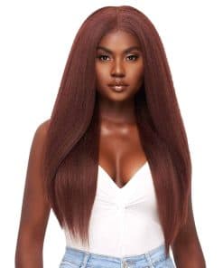 Pelucas de Encaje de Felpa Sintética de la Línea de Cabello