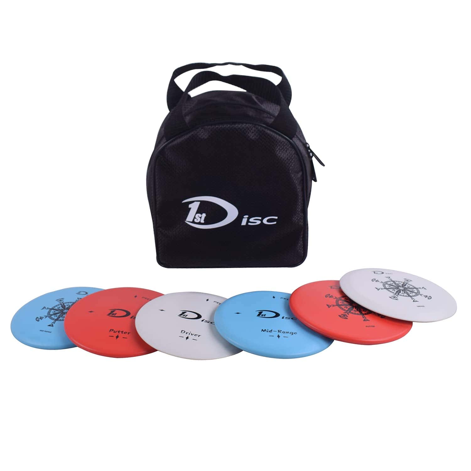 Set de Inicio de Disc Golf- 2 Putters, 2 Discos de Rango