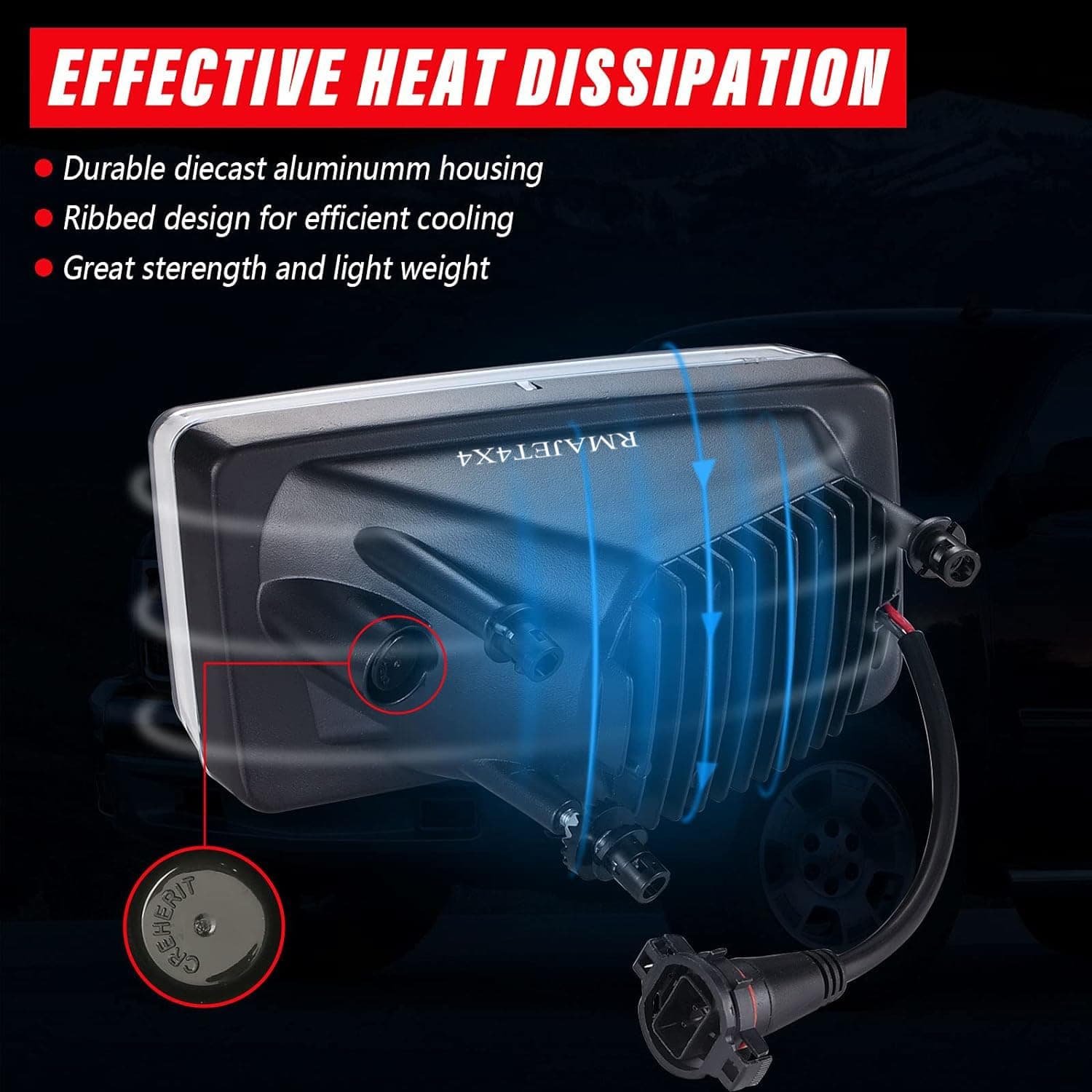 RAMJET4X4 Luces LED de Niebla Dot 5202 Bombillas Ensamblaje - Imagen 5