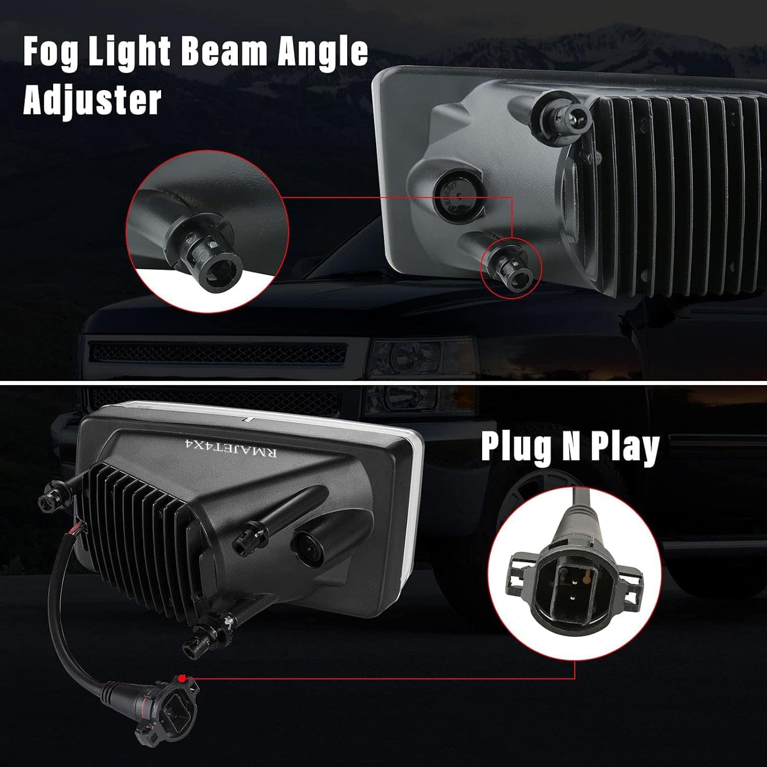 RAMJET4X4 Luces LED de Niebla Dot 5202 Bombillas Ensamblaje - Imagen 7