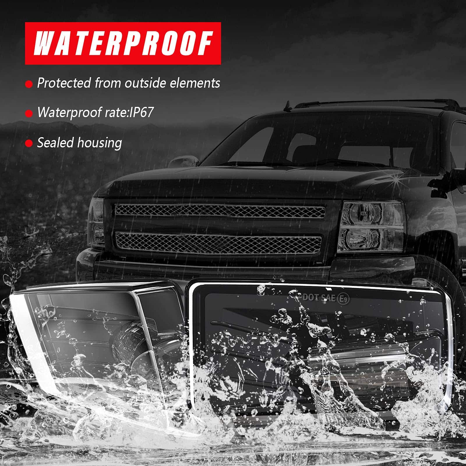 RAMJET4X4 Luces LED de Niebla Dot 5202 Bombillas Ensamblaje - Imagen 4