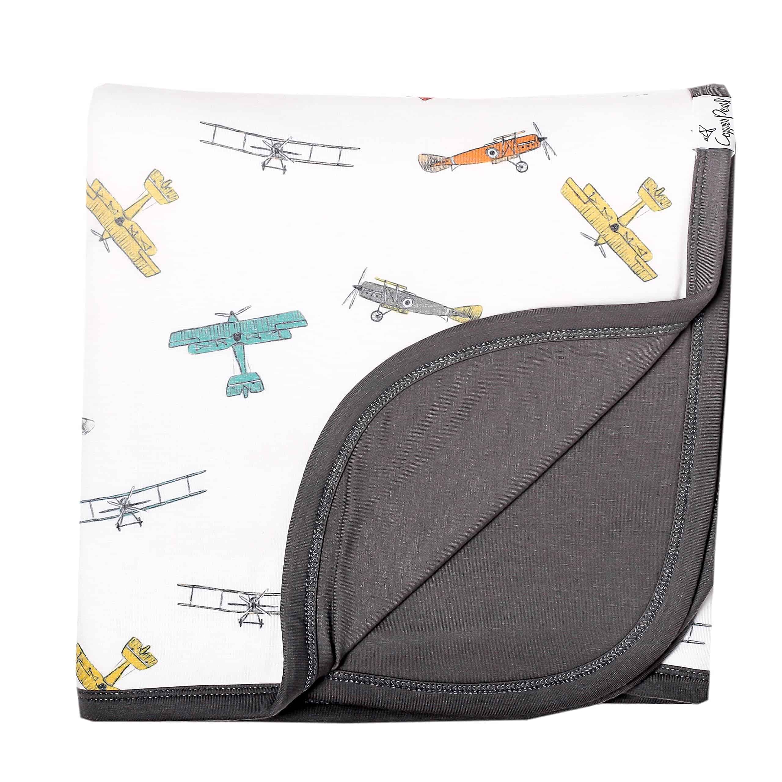 Manta de bebé de tres capas de Copper Pearl: Suaves