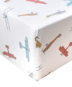 Sábanas de cuna de punto premium para bebés Copper Pearl