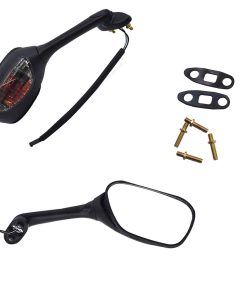 Espejos retrovisores negros con intermitentes de humo para