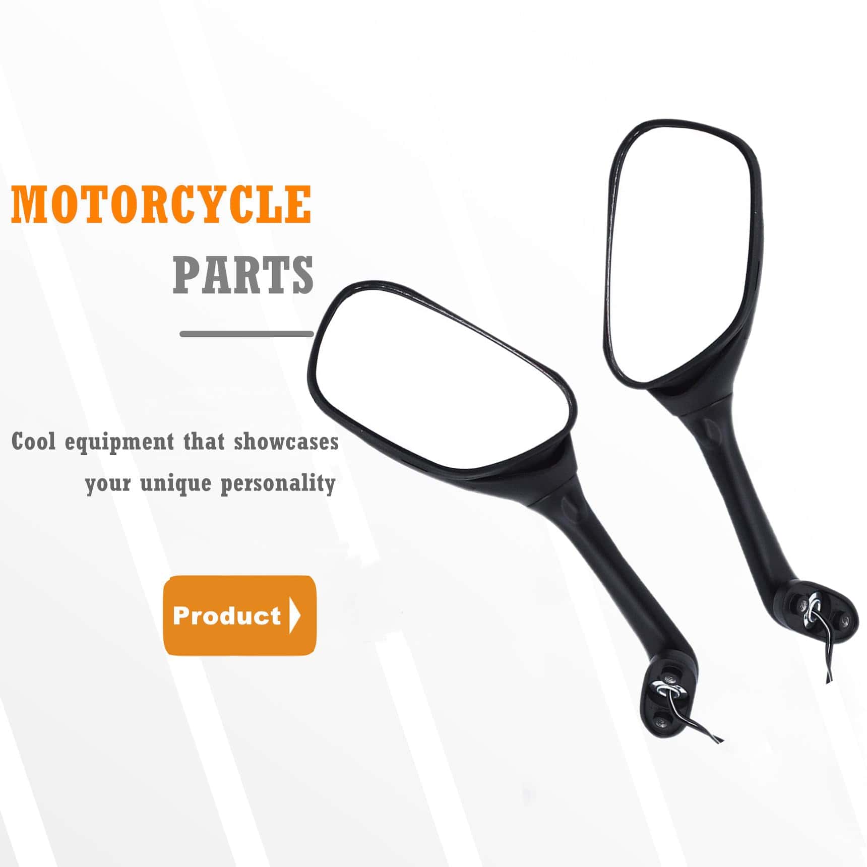 Espejos retrovisores negros con intermitentes de humo para - Imagen 4