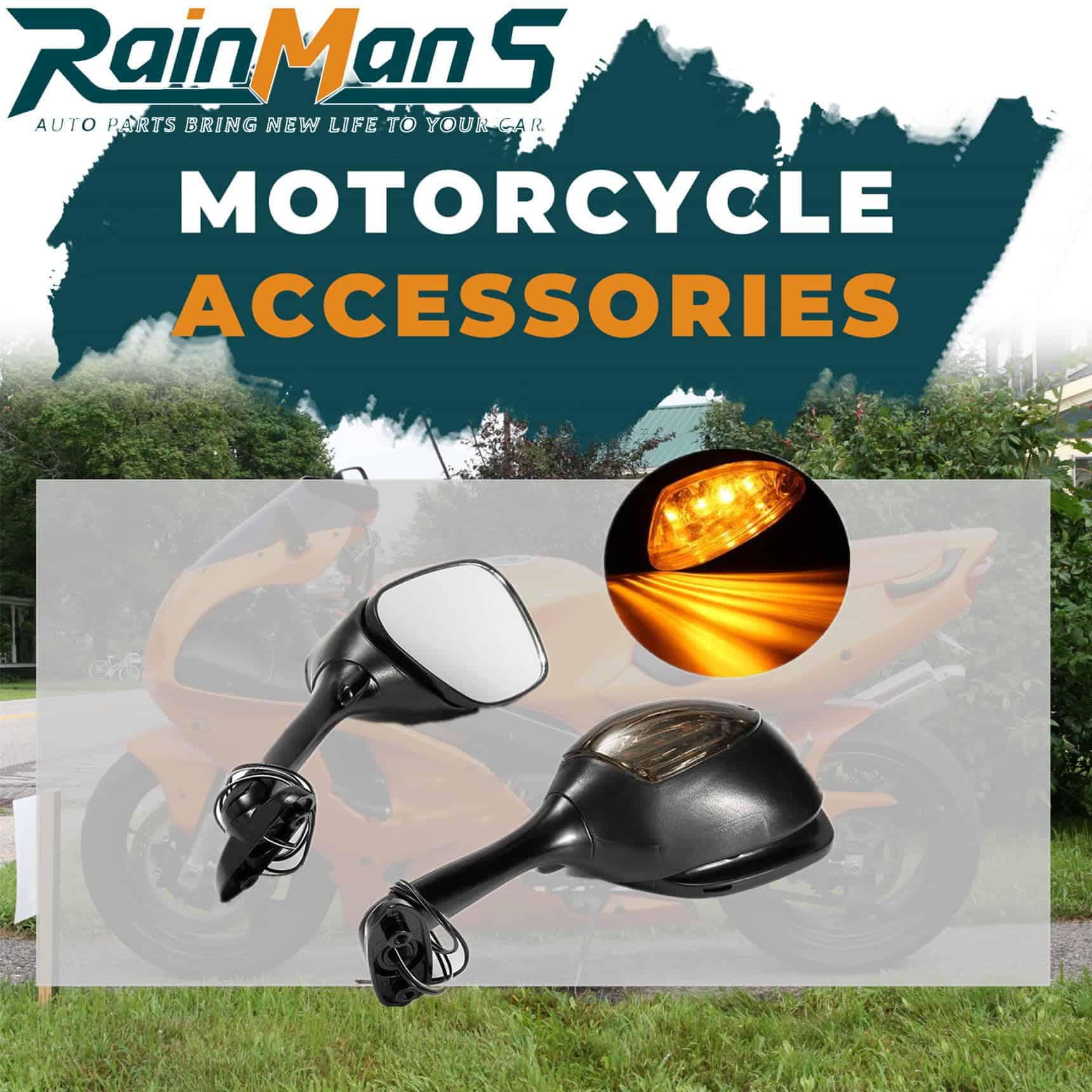 Espejos retrovisores negros con intermitentes de humo para - Imagen 3