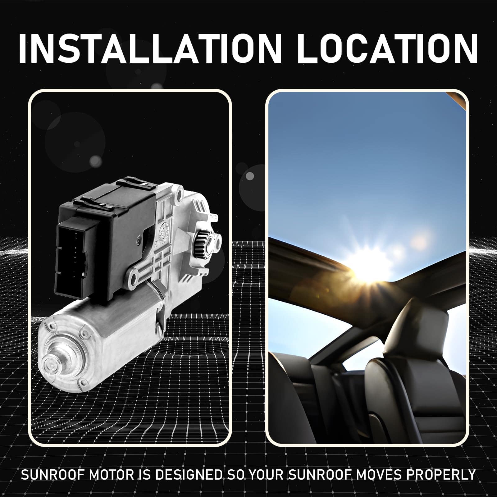 Motor de techo corredizo Gagsu compatible con Ford Explorer - Imagen 6