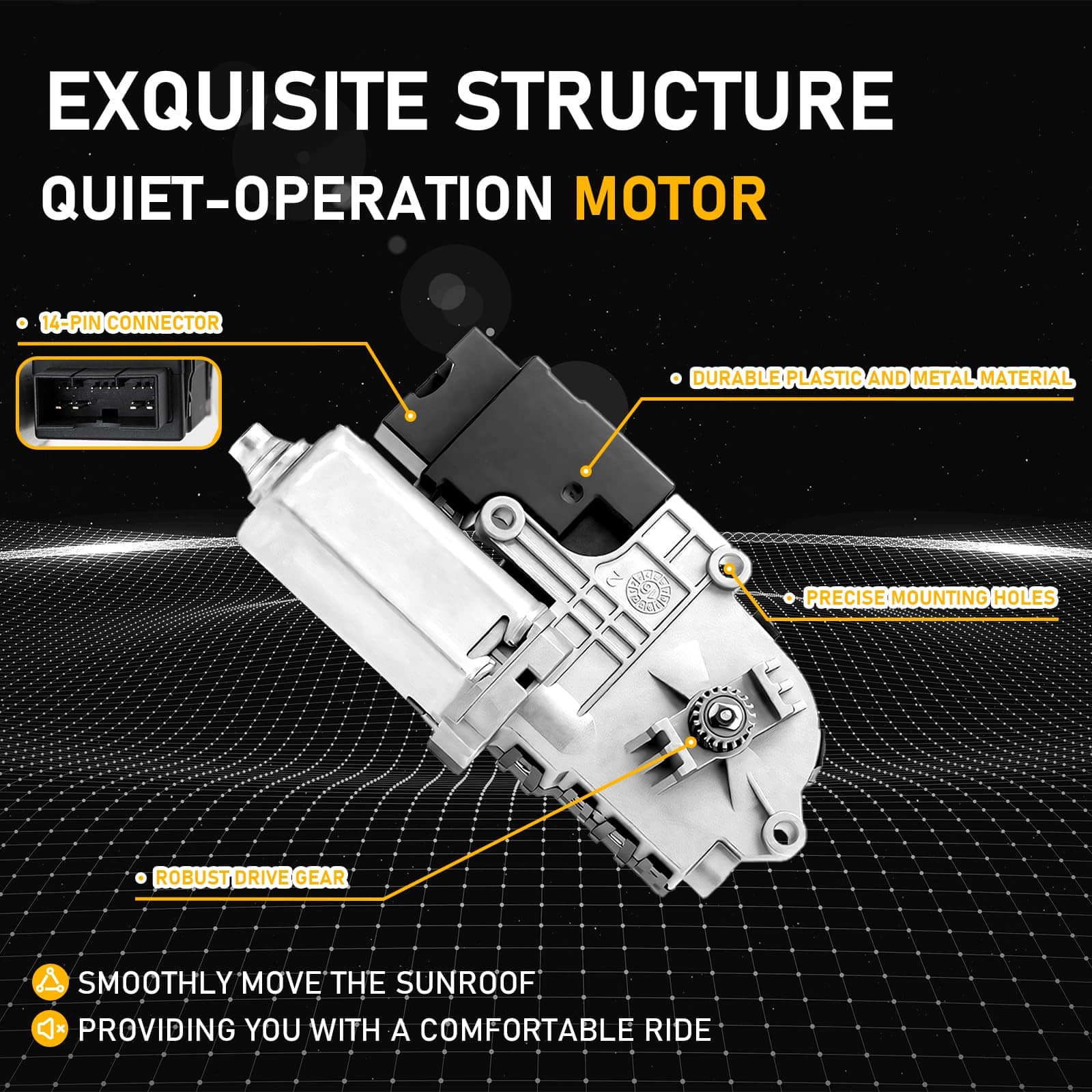 Motor de techo corredizo Gagsu compatible con Ford Explorer - Imagen 8