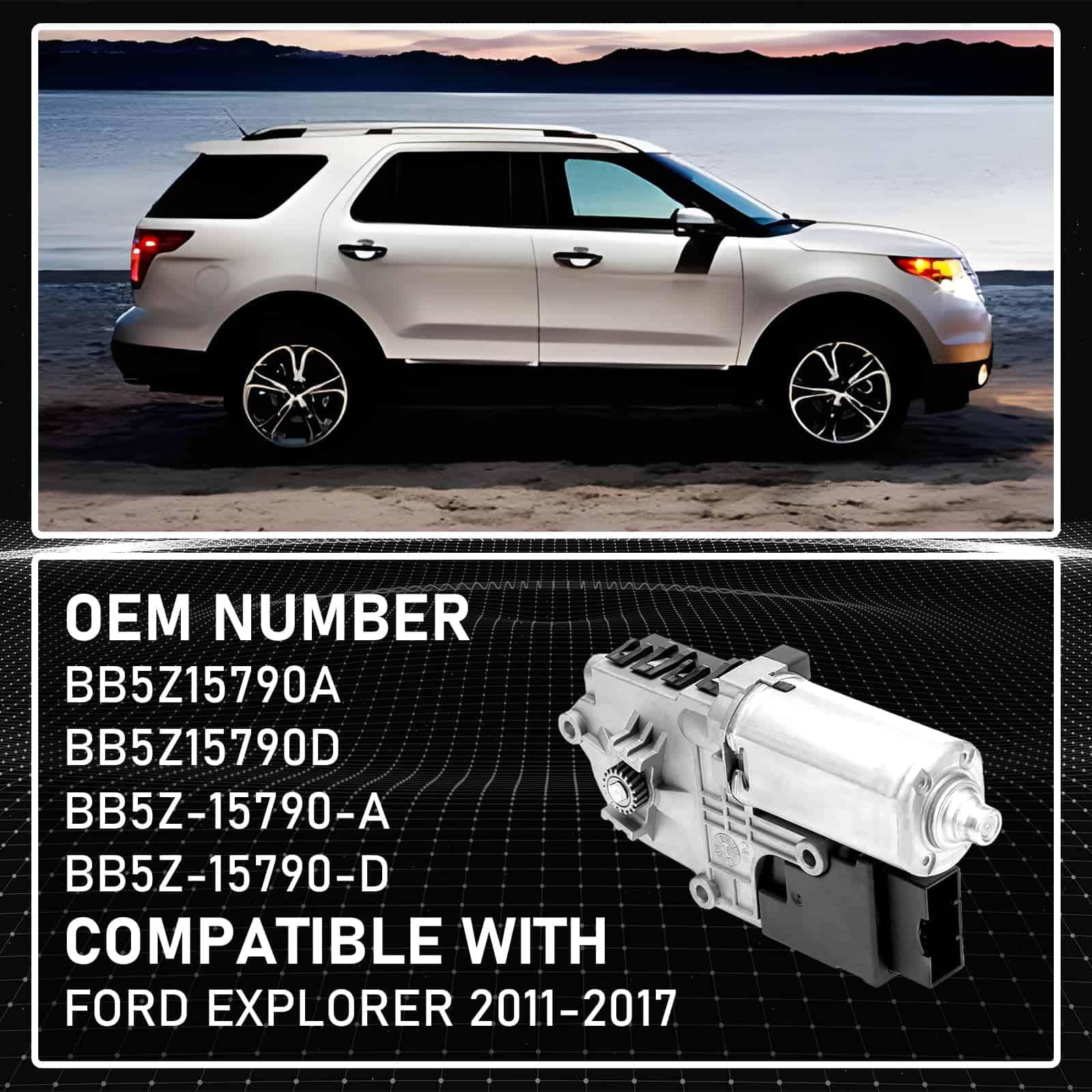 Motor de techo corredizo Gagsu compatible con Ford Explorer - Imagen 3