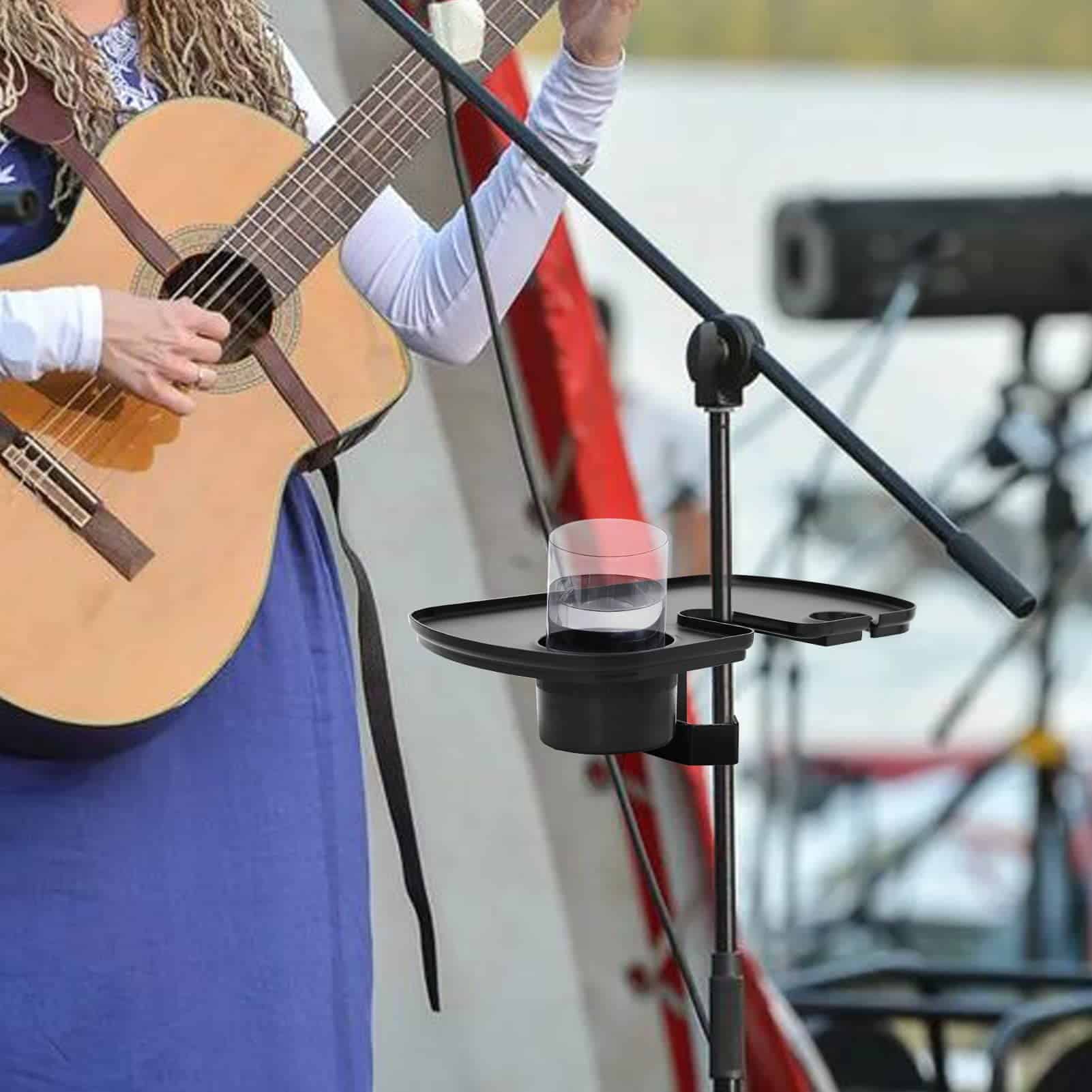 Bandeja de Soporte de Micrófono Plástico Auhafaly Escenario - Imagen 7