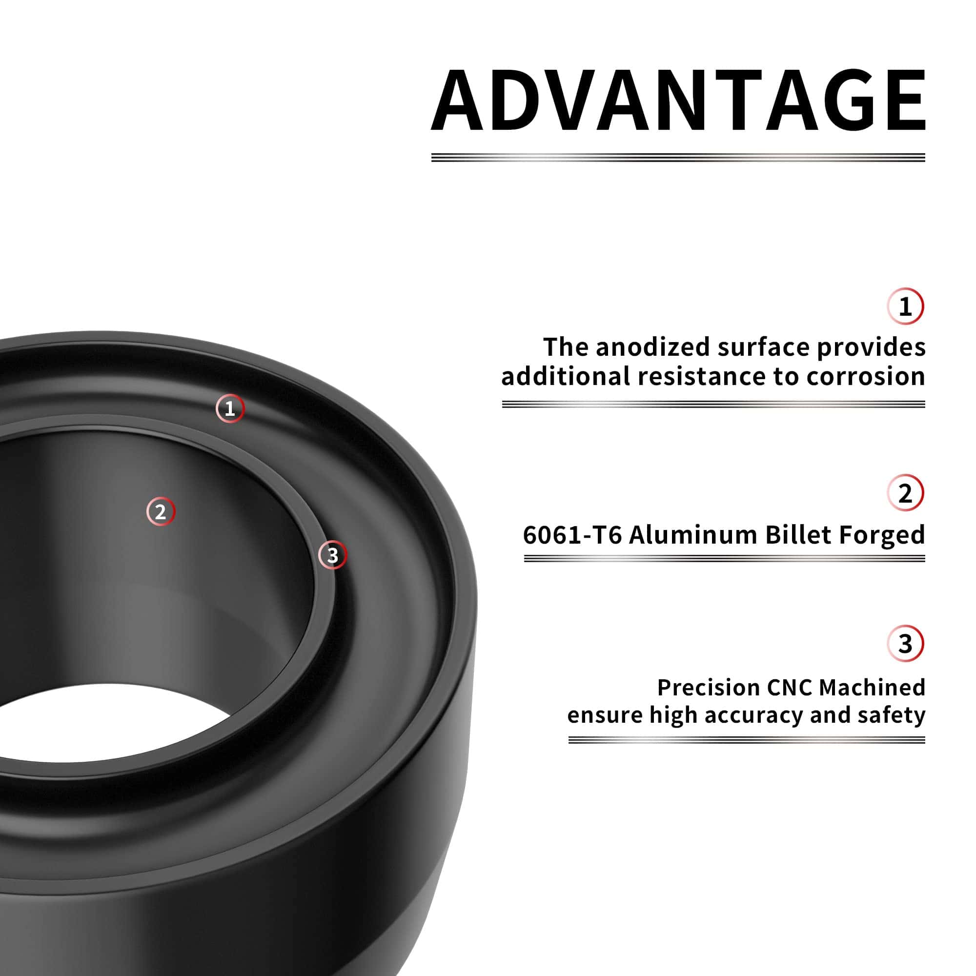 Kit de elevación delantero de 3" para 1994-2018 Ram 1500 - Imagen 8