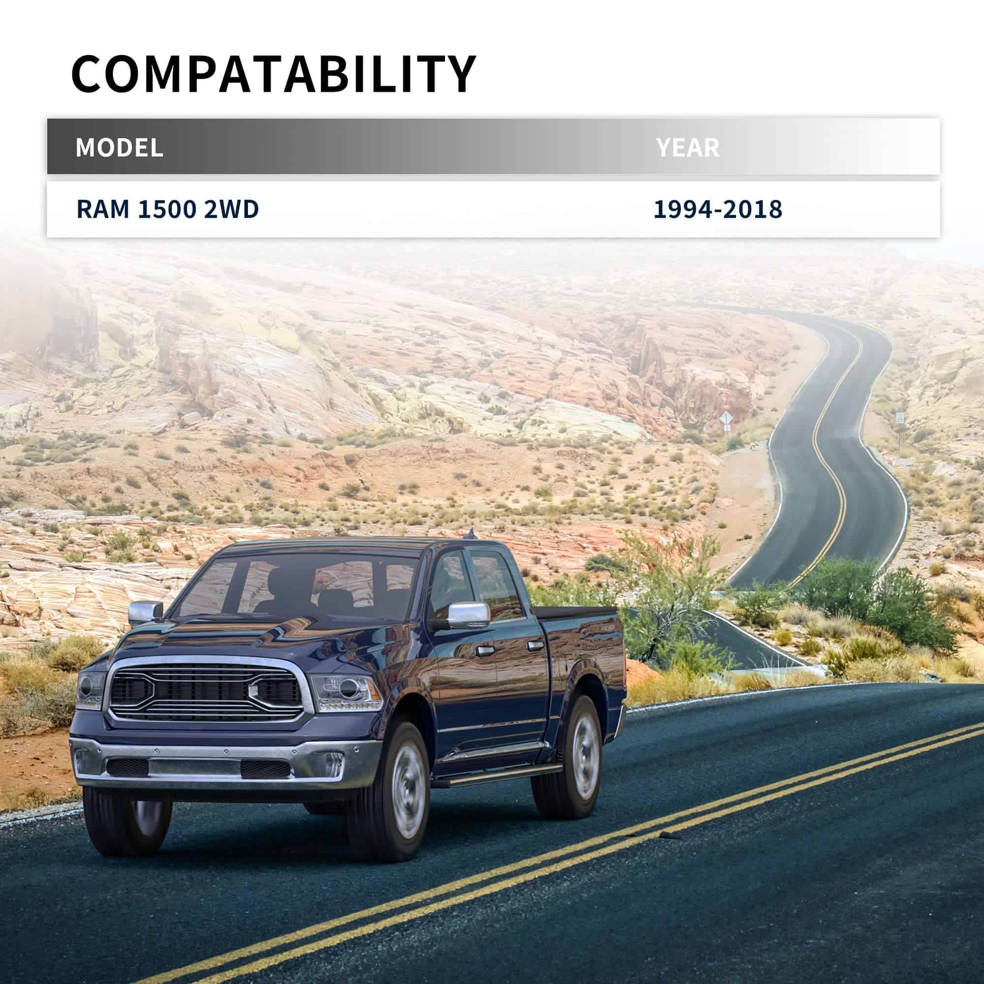 Kit de elevación delantero de 3" para 1994-2018 Ram 1500 - Imagen 5