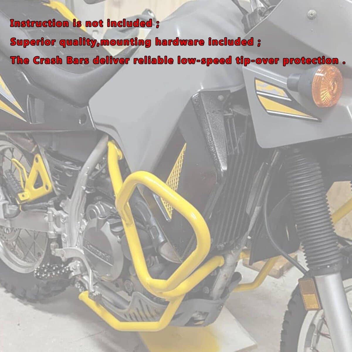 Worldmotop Engine Guard Highway Crash Bars Compatible with - Imagen 7