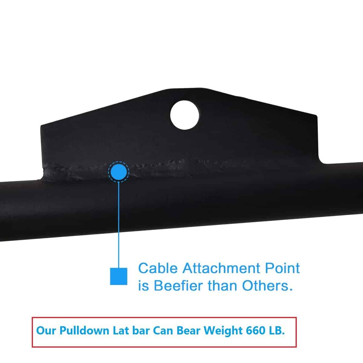 Accesorios de Máquina de Cable Lat Pulldown - Barra de - Imagen 4