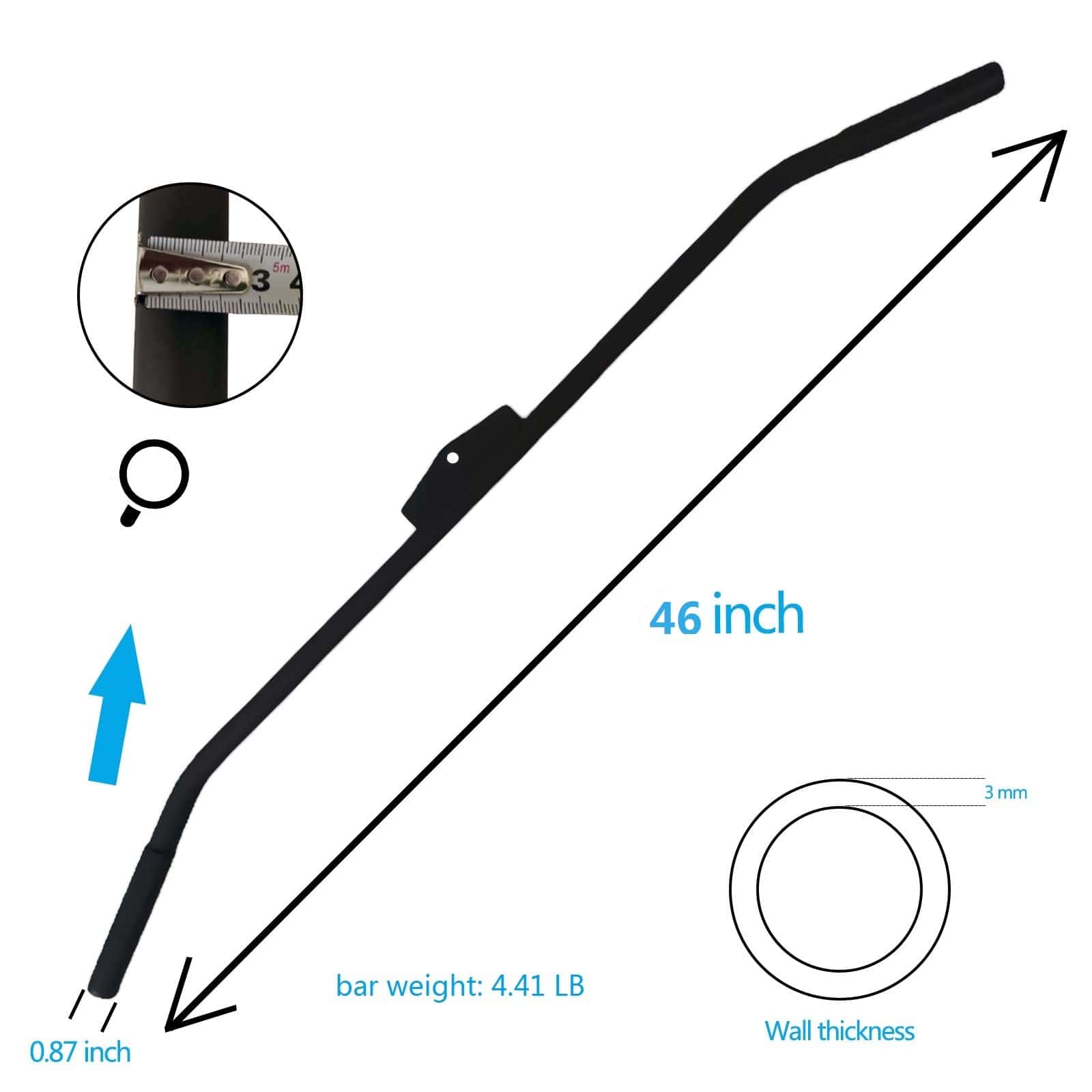 Accesorios para máquina de cable de polea superior - Barra - Imagen 3