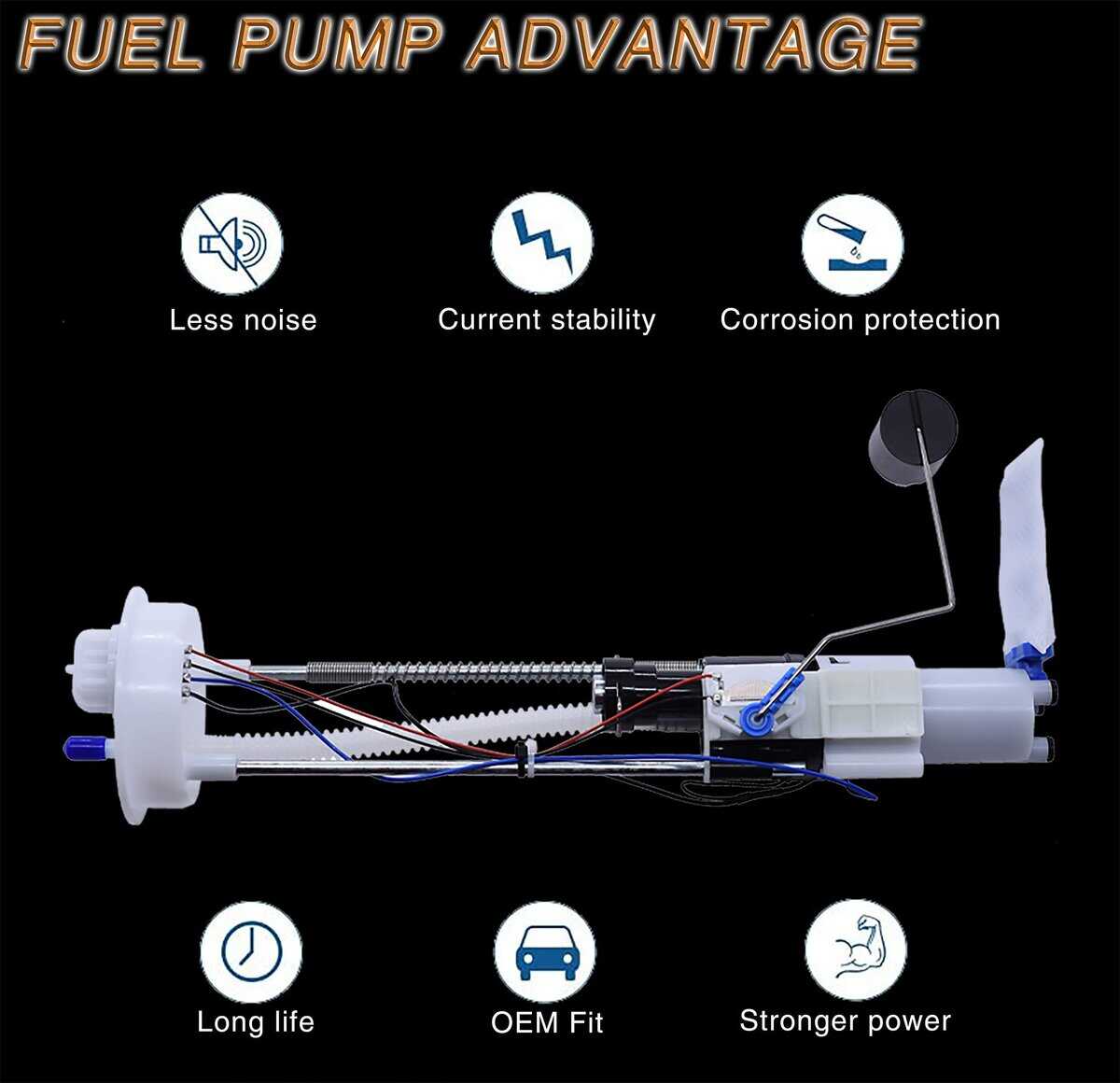 FOKES Bomba de Combustible Eléctrica con Sello de Tanque de - Imagen 5