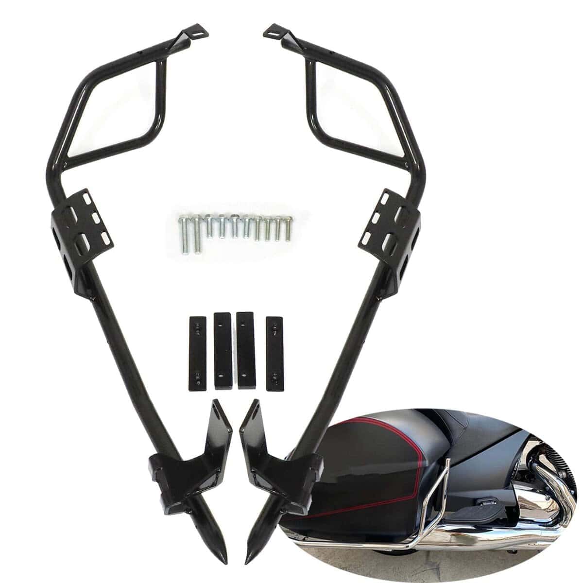 Protectores de Silla de Montar Trasera para Motocicleta con