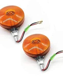 2X 3C081-75870 Luz de Advertencia Ámbar para Tractores