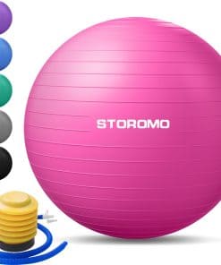 Pelota de Ejercicio STOROMO, Balón de Yoga (con Tutorial de