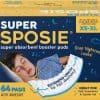 Super Sposie Booster Pads, Absorción Máxima para Pañales