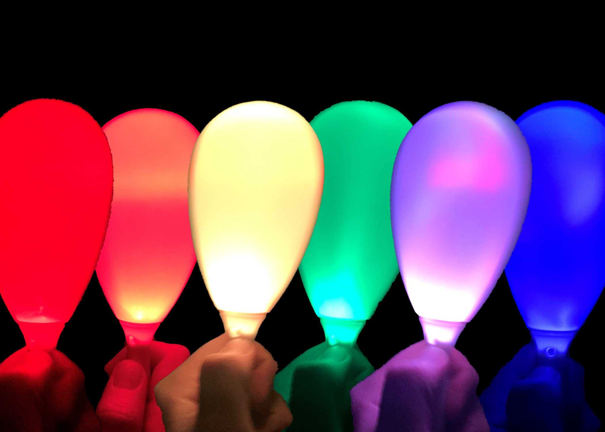 Paquete de 2 Maracas de Luces LED - Elige Entre Múltiples