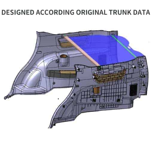 Cubierta de carga BOPARAUTO para Jeep -Negro - Imagen 5
