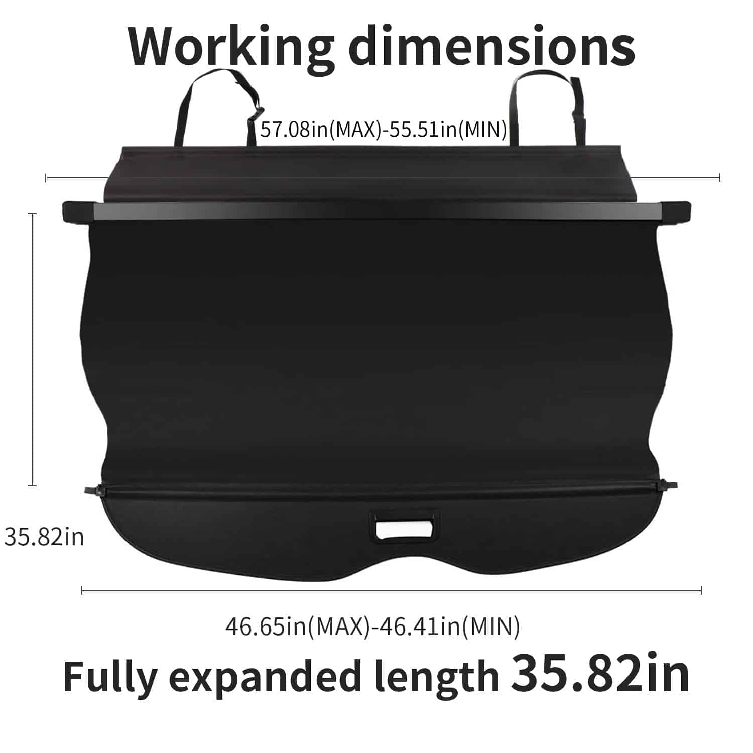 Cubierta de carga BOPARAUTO para Jeep -Negro - Imagen 4
