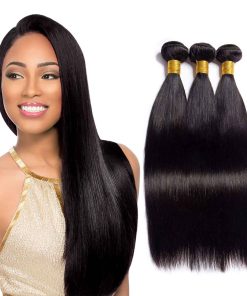 Paquetes de Cabello Humano Liso de 3 Paquetes 16 16 16