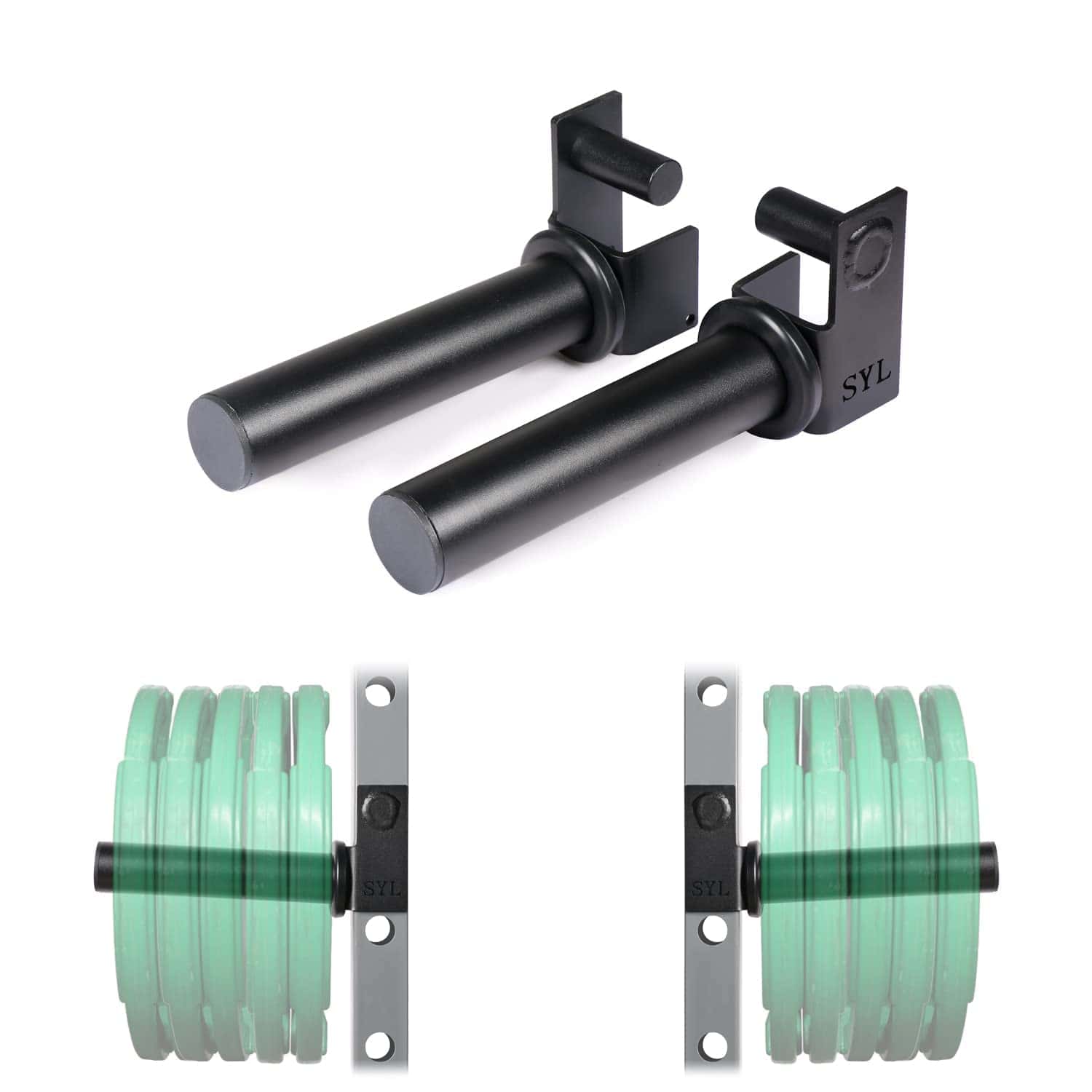 Soporte para Placas de Pesas Olímpicas SYL Fitness para