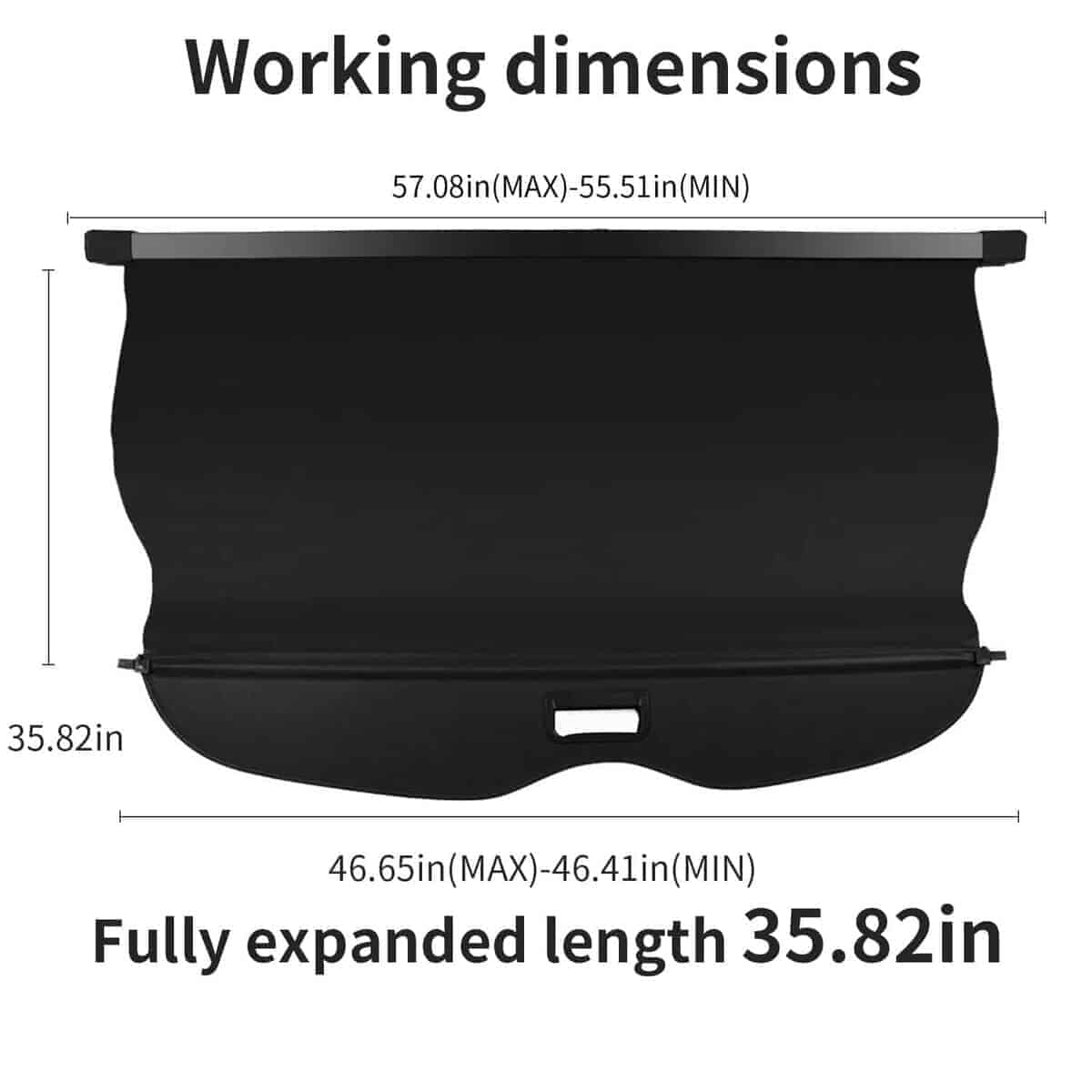 Cubierta de carga BOPARAUTO para Jeep -Negro - Imagen 4