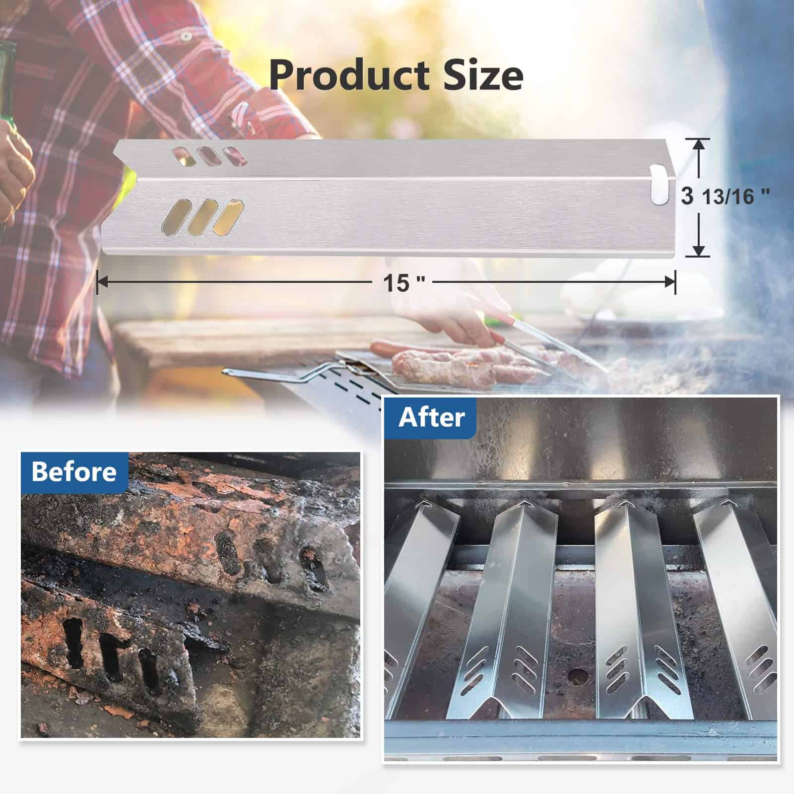 Placas de Calor de Repuesto para Parrillas Dyna-Glo - Imagen 4