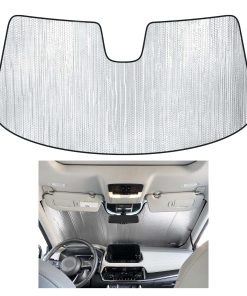 YelloPro Protector Solar Reflectante -Plata, Negro