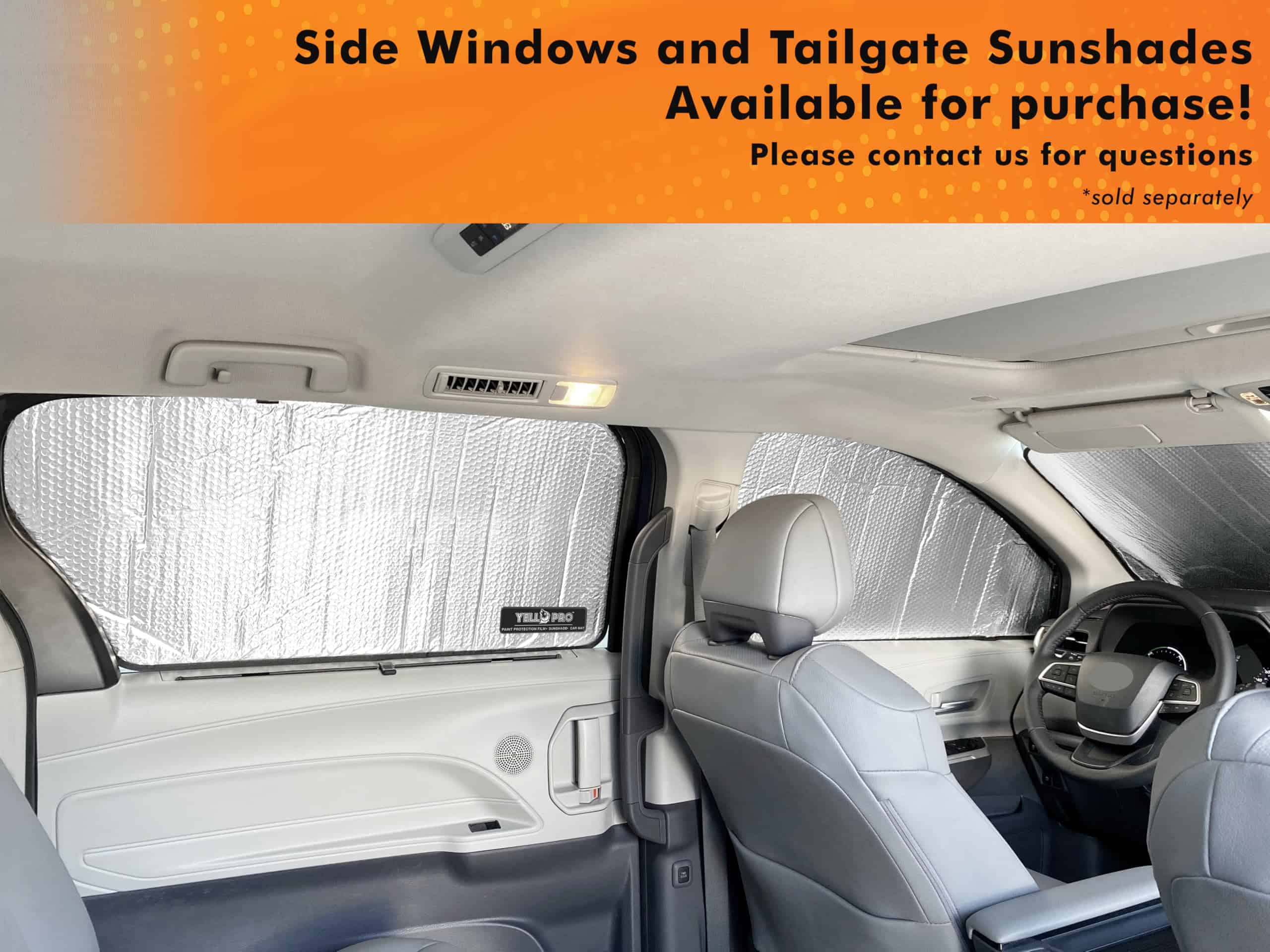 YelloPro Protector de Parabrisas Delantero -Silver,Black - Imagen 9