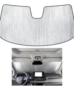 YelloPro Protector de Parabrisas Delantero -Silver,Black