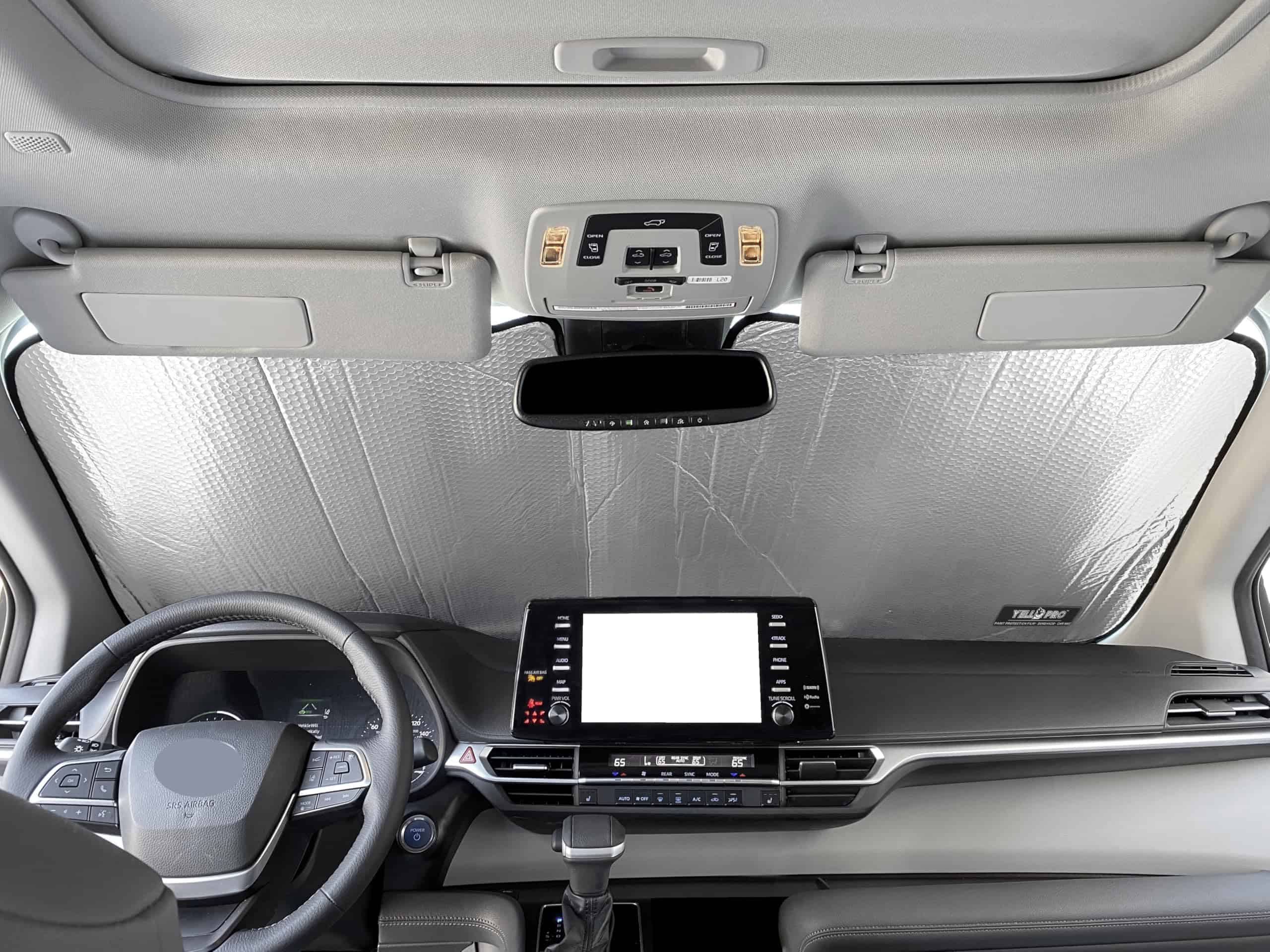 YelloPro Protector de Parabrisas Delantero -Silver,Black - Imagen 4