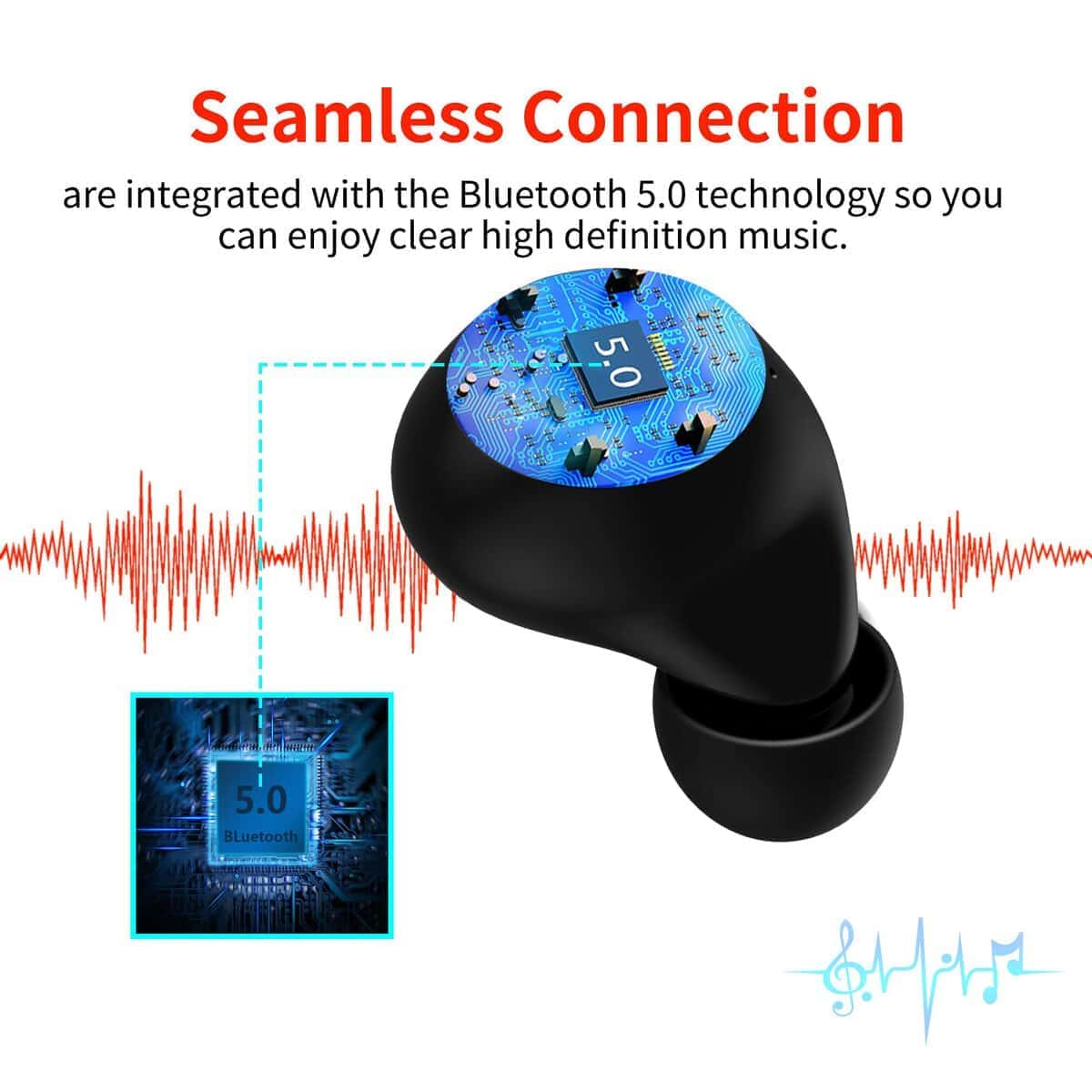 Audífonos inalámbricos para niños, Bluetooth Audífonos con - Imagen 10