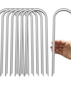 Clavijas para trampolín en forma de U de metal resistente -