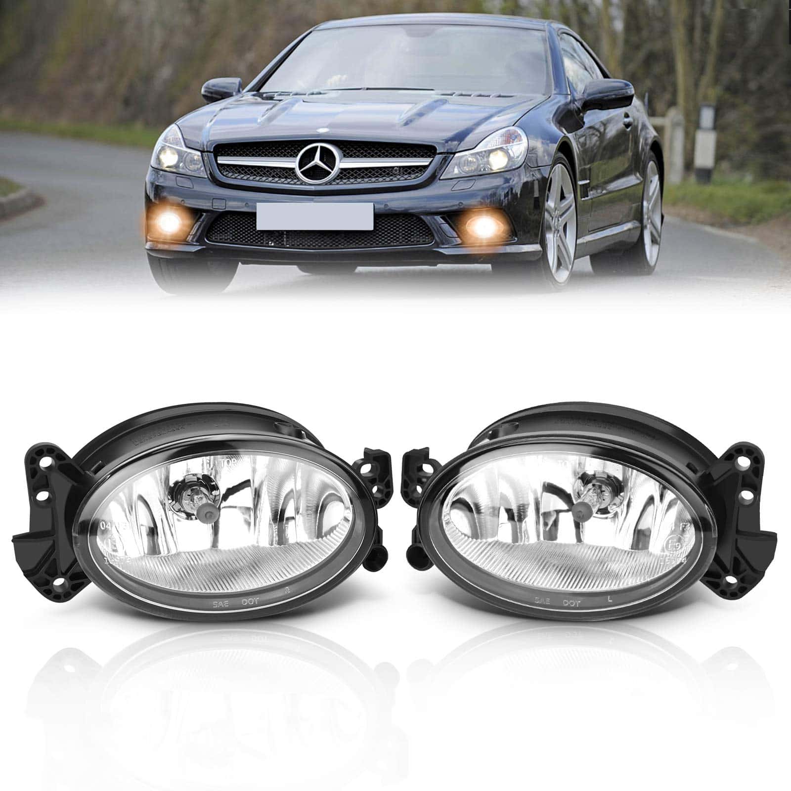 Luces de Niebla TangMiGe para Mercedes Benz C250 C350