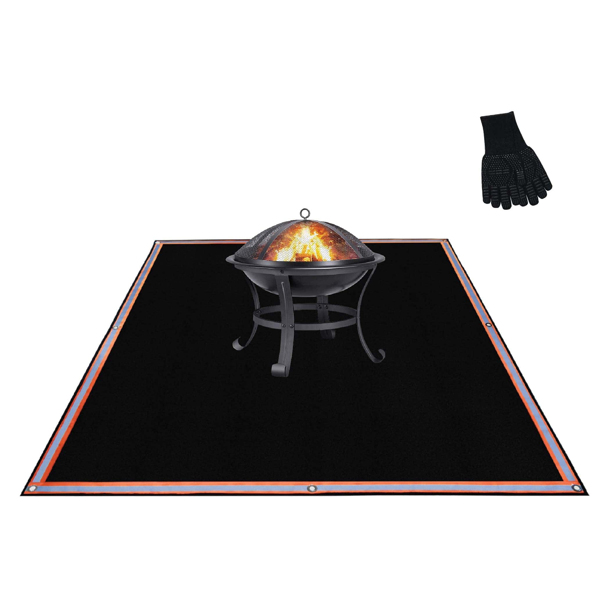 XL Fire Pit Mat, USA Based, Protector de Parrilla Exterior