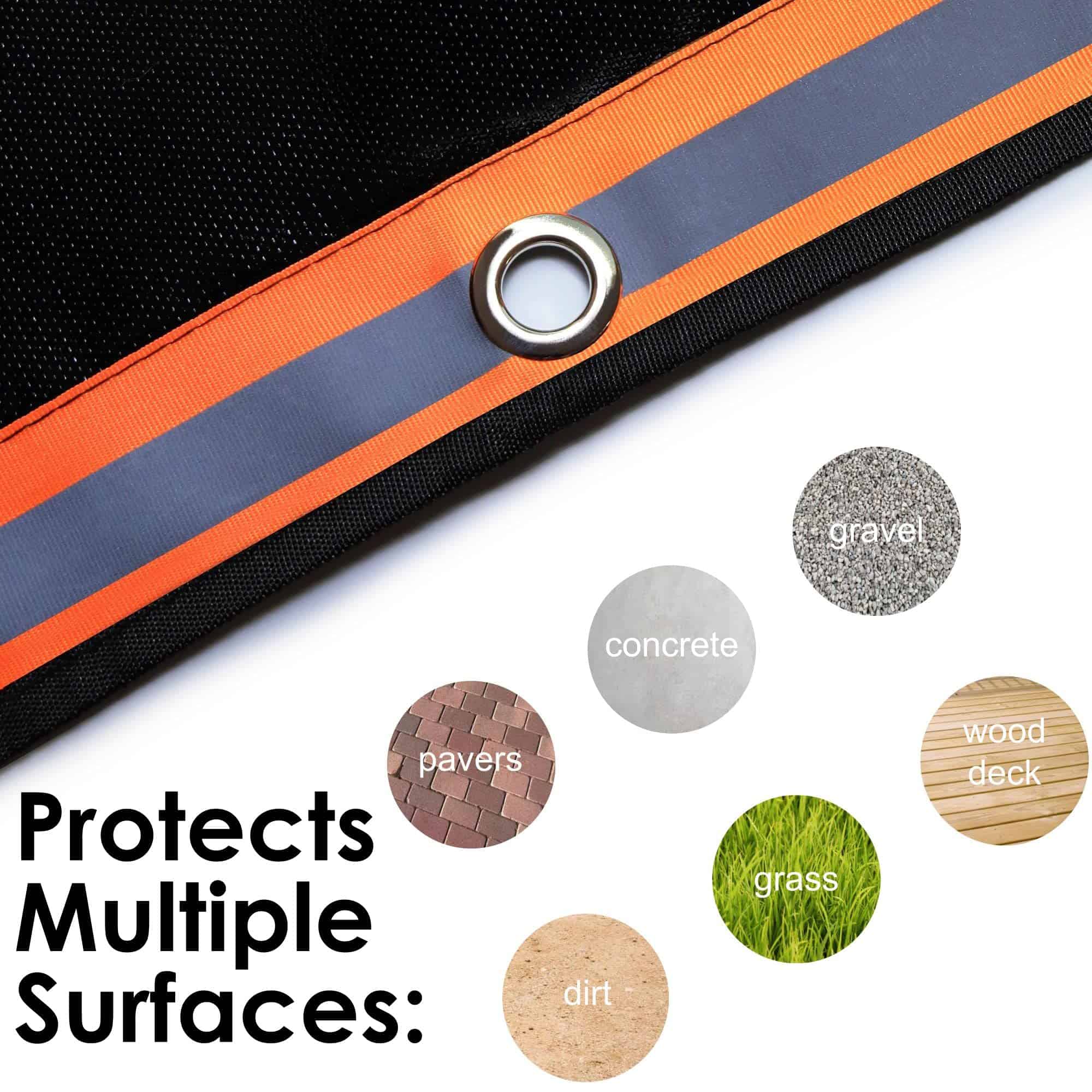 XL Fire Pit Mat, USA Based, Protector de Parrilla Exterior - Imagen 6