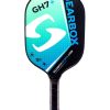 Pala de pickleball Gearbox GH7+, Azul/Verde