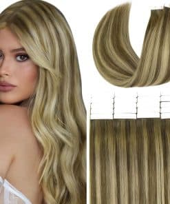 Extensiones de Cabello Tape in de 18 pulgadas de Raíces de