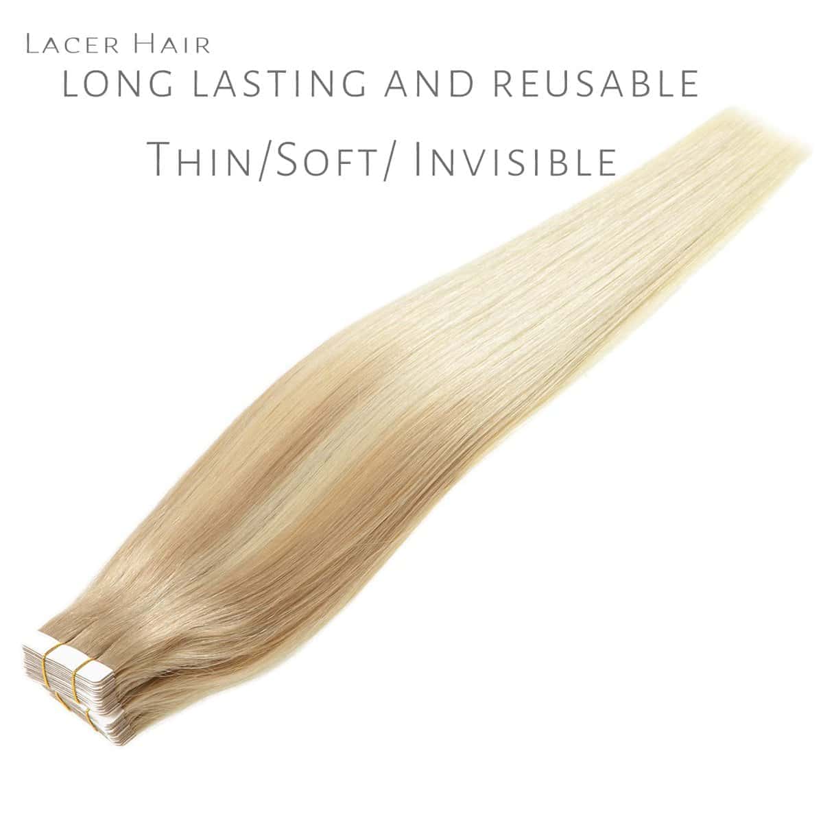 Extensiones de Cabello Remy Humano de Cinta Lacer Hair 20 - Imagen 7