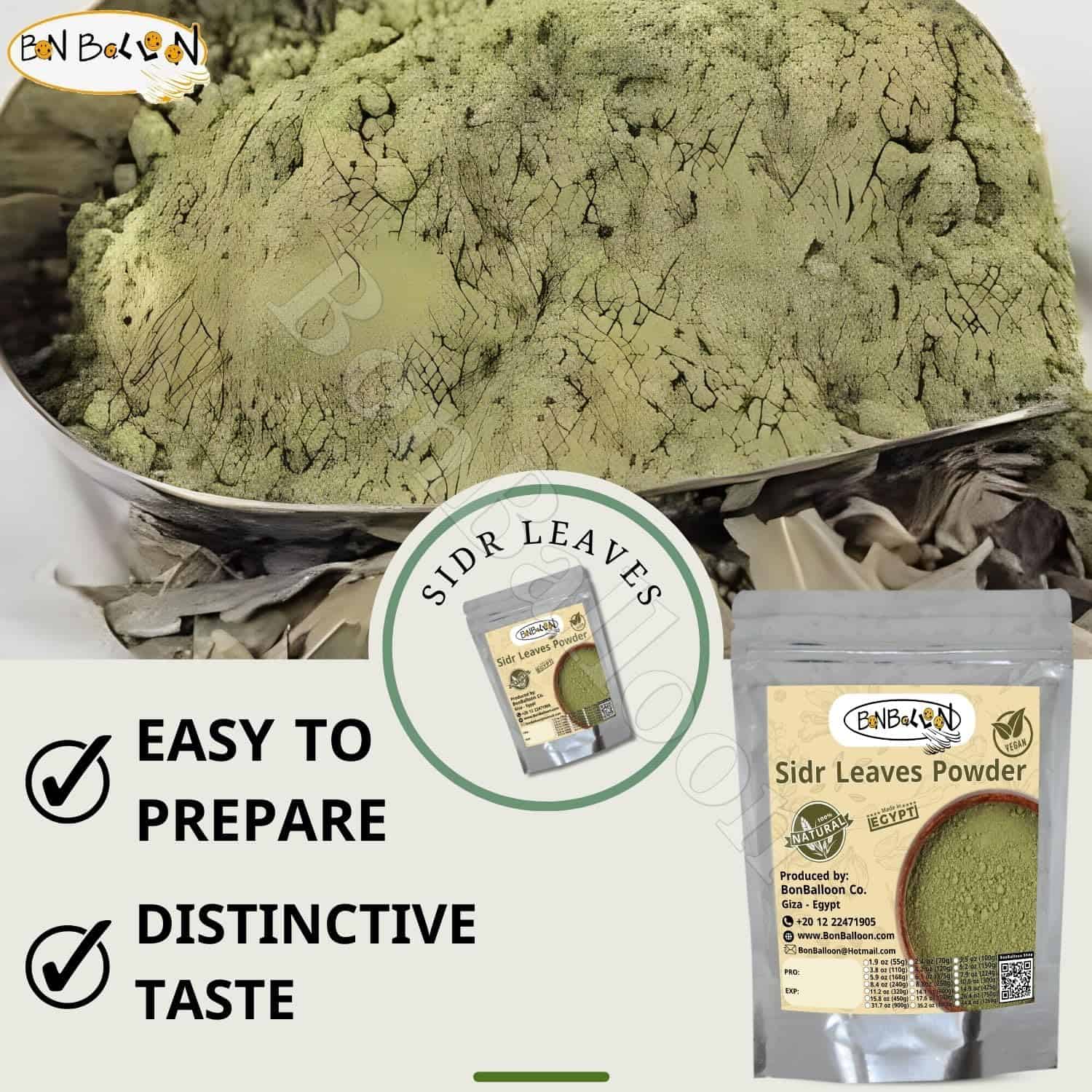 Polvo de Hojas de Sidr al por Mayor Hidratante para el - Imagen 7